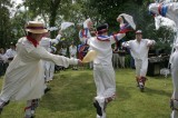 Bampton_20 The Bampton Morris' Fool encourages the dancers